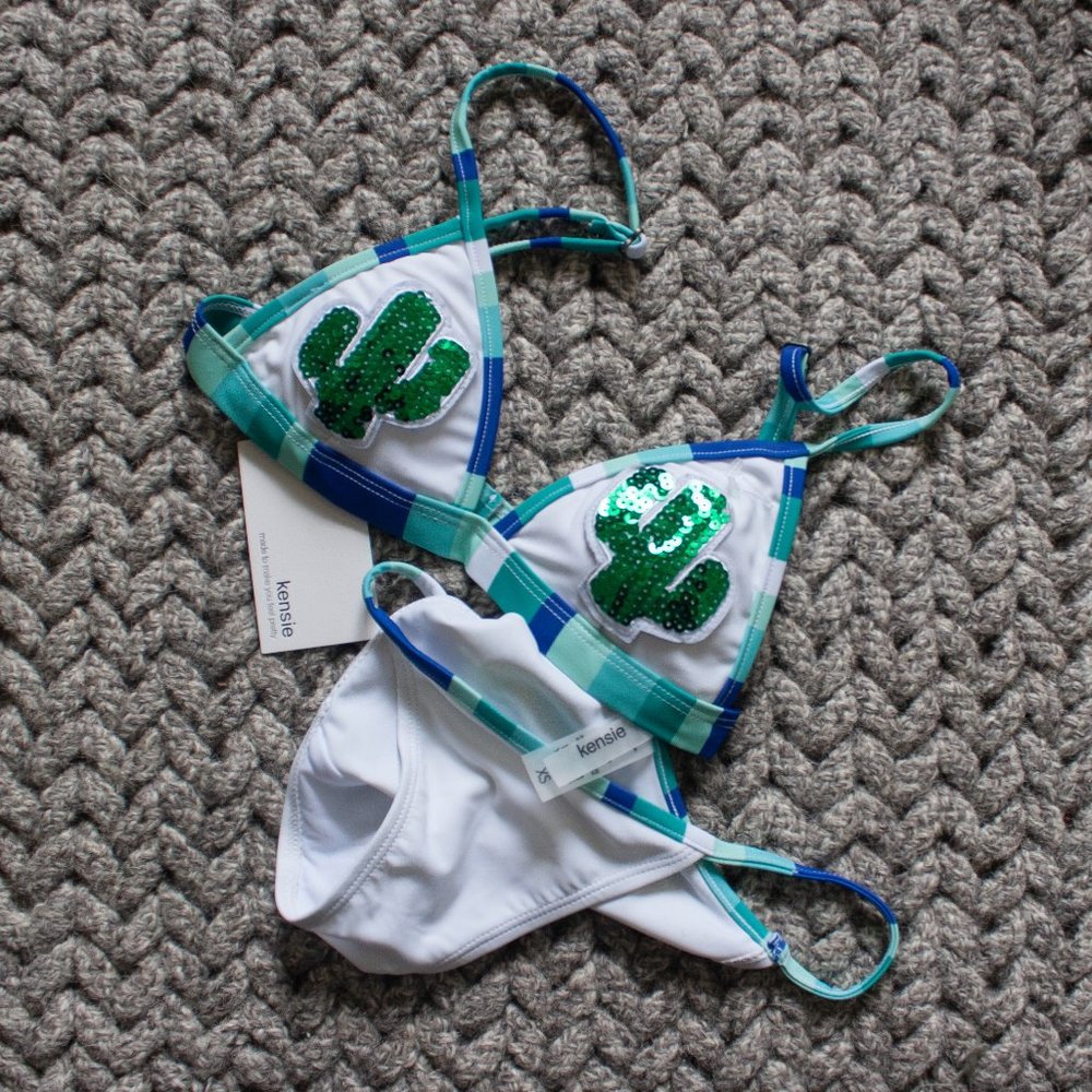 Kensie Cactus Plant Bikini